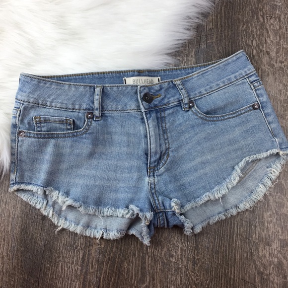 Bullhead Pants - ⚡️Cute summer frayed hem cut off jean shorts 🌞